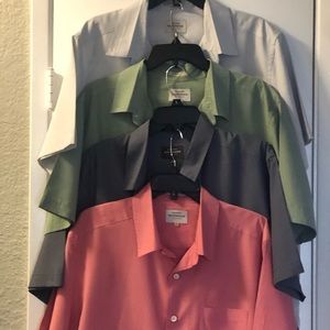 Quicksilver Waterman Collection Medium Button Down Shirt (4 Shirt bundle)